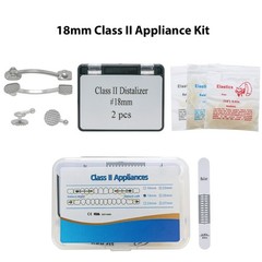 Dental Orthodontic Class II Appliance Kit Distalizer Corrector Bondable Rubber