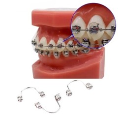 10Pcs Dental Anterior Teeth Torque Torquing Spring Orthodontic Arch Wire Single