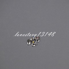 4PCS Dental Orthodontic 1st Molar Bracket Buccal Tube Roth 022 Non-convertible