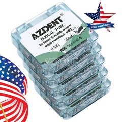 20Set AZDENT Dental Orthodontic Buccal Tubes 1st 2nd Molar Bonding Tube Roth.022