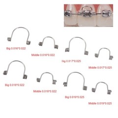 Dental Ortho Lingual Button Bondable Crimpable Hook Torque Spring Long Short Sto