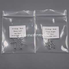 1 Pack Crimpable Hooks Dental Sliding Long Type Right/Left Orthodontic Hook