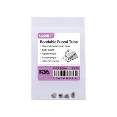 Dental Orthodontic Buccal Tubes 1st 2nd Molar Roth MBT 022 Bondable Non-Conv
