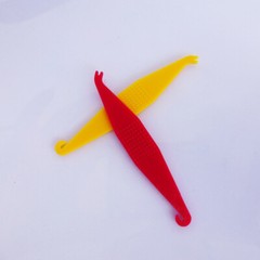 100pcs Orthodontic Elastic Rubber Placer for Brace Elastic Band Assorted 4Colors