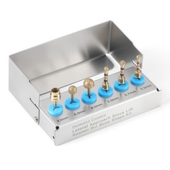 Dental Maxillary Sinus Lift Drills 6Pcs/Kit Lateral Approach Stoppers Elevation