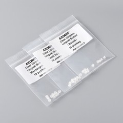 AZDENT Dental Ortho Composite Clear Ceramic Lingual Buttons for Round Base