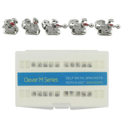 Orthodontic Self-ligating Brackets Ceramic Metal Braces Empower Clear Roth MBT