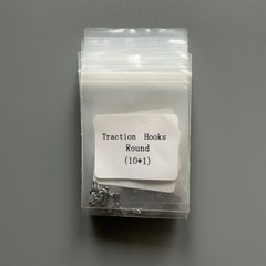 50 Pcs Dental Orthodontic Caplin Hook Traction Hook 3mm Diameter Round Bondable