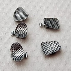 Dental Orthodontic Metal Lingual Brackets Brace Buccal Tubes 28pcs/set