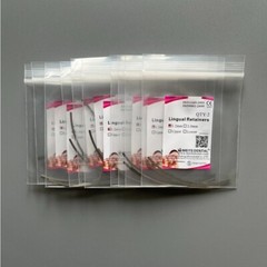 5Bags Dental Orthodontic Lingual Retainers Mesh Base 2.0/1.2mm Universal Lingual