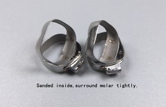 Dental Orthodontic Molar Bands Buccal Tubes 1st Roth 018 Ortho Teeth Tube 1 Kit