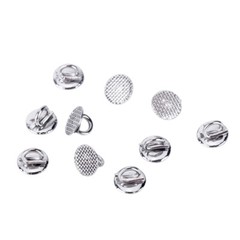 10/bag Dental Orthodontic Lingual Buttons Bondable Direct Eyelet Round Base