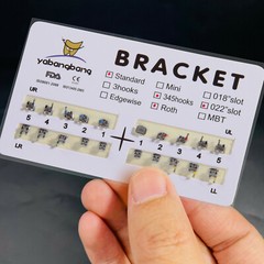 1-10 Kits Dental Orthodontic Bracket Braces Standard Roth 022 3-4-5 Hooks FDA Or