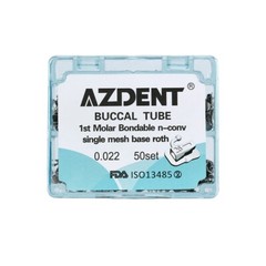 Dental Orthodontic Buccal Tubes Bondable 1ST/2ND Roth/MBT No-conv MIM Mesh Base