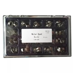 Dental Orthodontic Bands with Buccal Tube 1st Molar Roth MBT 0.022 16#-35# U2L1