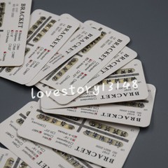 10 Packs Separable Metal Dental Orthodontic Brackets Mini/Standard 018/022 Slot