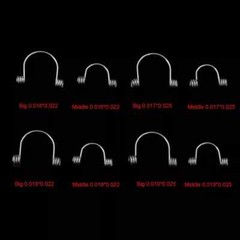 10Pcs/Bag Dental Orthodontic Anterior Univerisal Tooth Torque Rectangular Spring