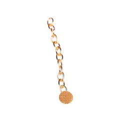 Dental Ortho Traction Chain Gold Plated Lingual Buttons Round/Rectangle