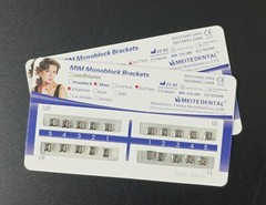 Dental Orthodontic Metal Braces Brackets MIM Mini Edgewise 022 Slot no hooks