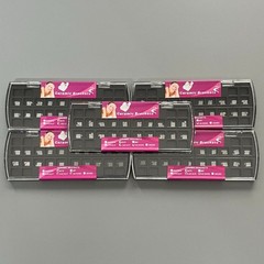 5 Sets 100Pcs Dental Orthodontic Ceramic Brackets Braces Mini Roth 022 Slot 345