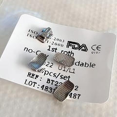 50Packs Tubo bucal de ortodoncia dental Bondable Non-Con 1st Molar of Bracket