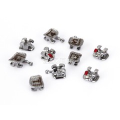 AZDENT Dental Orthodontic Brackets Braces Mini Roth.022 Hooks 345 Laser Mark