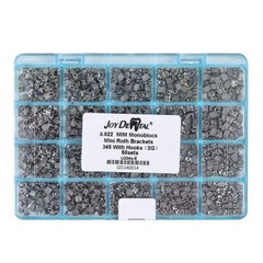 50Set AZDENT Dental Orthodontic Brackets Braces MIM Mini Roth 0.022 Hooks 3-4-5