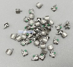 100 Pcs Dental Orthodontic Metal Brackets Mini Roth 022 345 Hooks Braces In Bulk