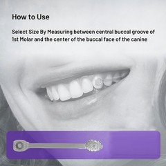 Orthodontic Class II Clear Distalizer Appliance Corrector 16 18 20 23 23 27mm