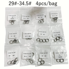 4Pcs/ Dental Orthodontic 1ST Molar Plain Bands Without Tube Roth 022 #29-44+