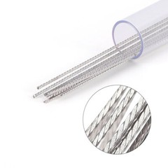 Dental Orthodontic Retainer Wire Bracket Lingual Flat Straight Stainless Steel