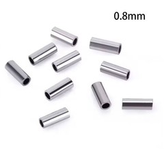 Dental Ortho Crimpable Mini Stops 0.8/0.5mm Crimpable Hooks Round Wires 10pcs/pc