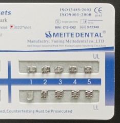 50 Sets Dental Orthodontics Brackets Mini Edgewise 022 Slot no hooks Mesh Base