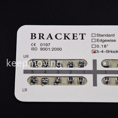 20 Pcs/Set Dental Bracket Braces Mini/Standard Roth/Edgewise/MBT 018/022 Hooks
