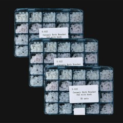 NEW 1000PCS Dental Ceramic Bracket Roth 0.022 with 3 4 5 Hooks