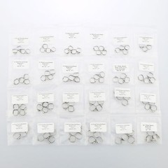 4 Pcs Dental Orthodontic Bands&Buccal Tube 1st Molar Roth.022 U1/L1 U2/L1 U3/L2