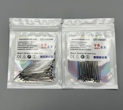 50pcs Dental Ortho Ball Retainer J Clasp Oblique Clasp Bar Y-Type Scheu Style