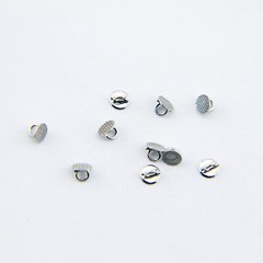 50 Pcs Dental Ortho Direct Bond Eyelets Round Crimpable Hook Lingual Button