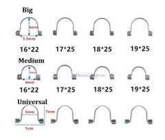 Dental Orthodontic Torquing Torque Rectangular Spring Anterior Teeth Wire S/M/L