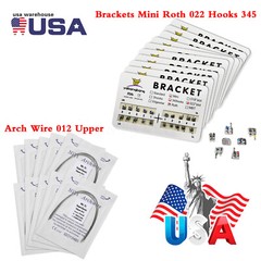 Orthodontic Dental Bracket Braces 022 / Super Elastic Niti Arch Wire