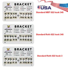 10Packs Orthodontic Dental Arch Wire Niti Round / Brackets Braces MBT/Roth