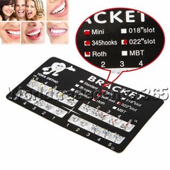 YOKA Dental Orthodontic Metal Brackets Mini Standard Roth MBT 022 018 345 Hooks