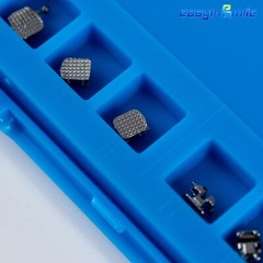 5packs Self-ligating Orthodontic Brackets Roth MBT 022 Dental Metal Ortho Braces