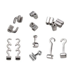 23 Type Dental Orthodontic Crimpable Hooks Sliding Spiral Cross Double Tube Stop