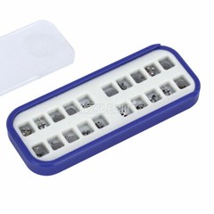 20 X Dental Orthodontic Brackets Braces Monoblock Mini Roth.022 345 Hooks AZDENT