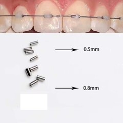 10Pcs/Bag Dental Orthodontic Crimpable Hook Stop tube Mini Stops Bracket Stopper