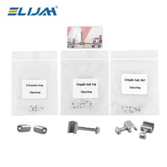 Dental Orthodontic Stainless Steel Crimpable Hooks Stop Short Long Type Wire New