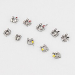 Dental Orthodontic Monoblock MIM Bracket Braces Mini Standard Roth 022 345 Hook