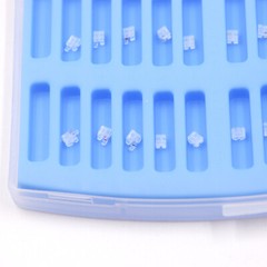 Dental Orthodontic Ceramic Monocrystalline Sapphire Bracket Roth MBT 022 Hook