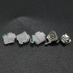 Orthodontic Self Ligating Brackets Ceramic Damon Clear Braces MBT Roth 022 345